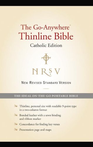 Go-Anywhere Thinline Bible Catholic Edition Revised  9780062048356 Front Cover