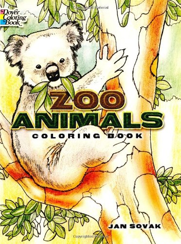 Zoo Animals Coloring Book  N/A 9780486277356 Front Cover