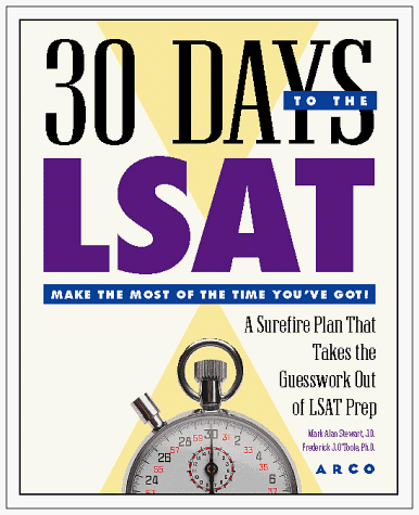 30 Days to the LSAT N/A 9780028618357 Front Cover