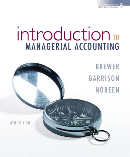 Introduction to Managerial Accounting  4th 2008 9780073379357 Front Cover