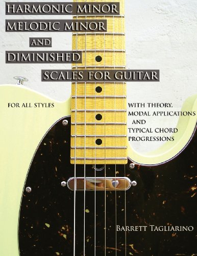 Harmonic Minor, Melodic Minor, and Diminished Scales for Guitar  N/A 9780980235357 Front Cover
