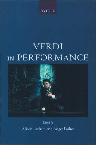 Verdi in Performance   2001 9780198167358 Front Cover