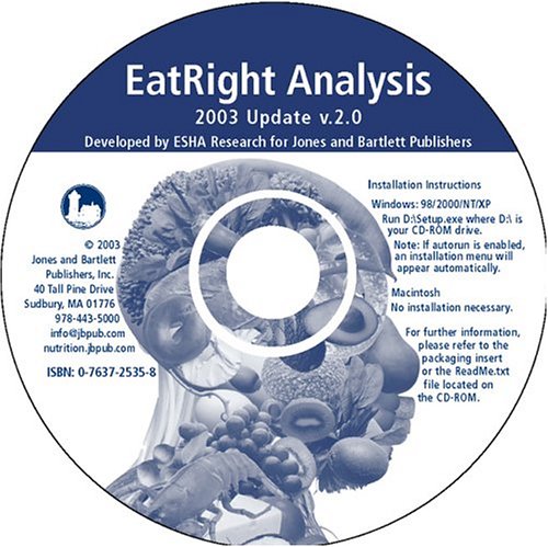 Esha Eatright Analysis 2003 Update, Version 2.0 1st 9780763725358 Front Cover