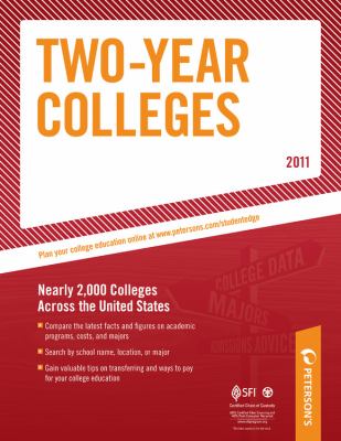 Two-Year Colleges 2011  41st 9780768928358 Front Cover