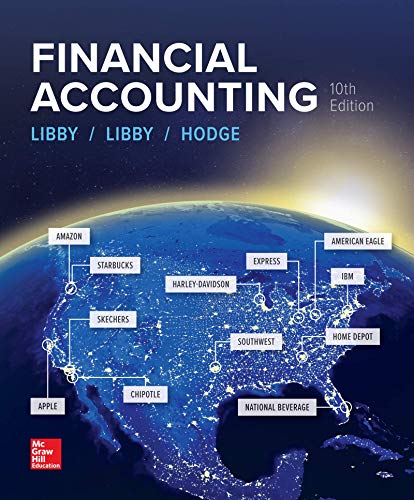 Loose Leaf for Financial Accounting  10th 2020 9781260481358 Front Cover