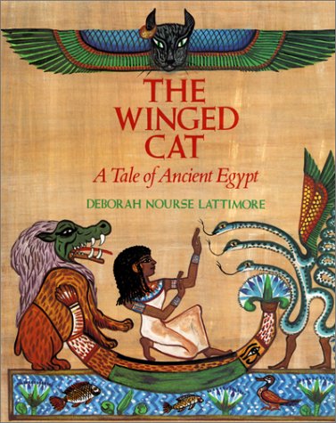 Winged Cat A Tale of Ancient Egypt N/A 9780060236359 Front Cover