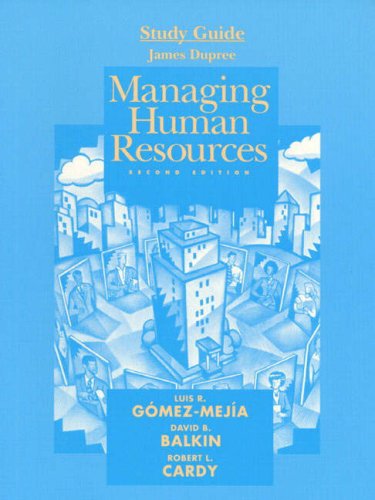 Managing Human Resources  2nd 1998 (Student Manual, Study Guide, etc.) 9780138887360 Front Cover