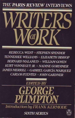 Writers at Work 6 The Paris Review Interviews  1985 9780140077360 Front Cover