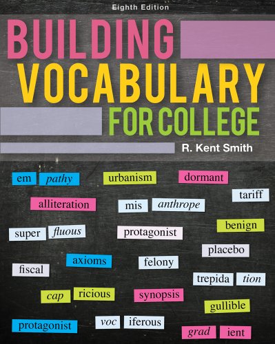 Building Vocabulary for College  8th 2012 9780495906360 Front Cover