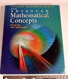Advanced Mathematical Concepts : Precalculus with Applications Teachers Edition, Instructors Manual, etc.  9780028341361 Front Cover