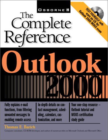 Outlook 2000 : The Complete Reference  2000 9780072124361 Front Cover