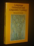 Language Universals and Linguistic Typology N/A 9780226114361 Front Cover