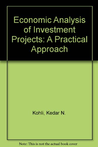 Economic Analysis of Investment Projects A Practical Approach  1993 9780195859362 Front Cover