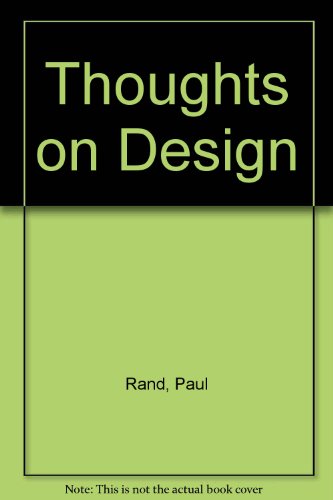 Thoughts on Design   1970 9780289798362 Front Cover