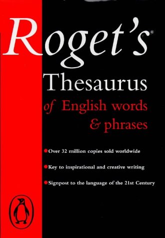 Roget's Thesaurus of English Words and Phrases   1998 (Revised) 9780140277364 Front Cover