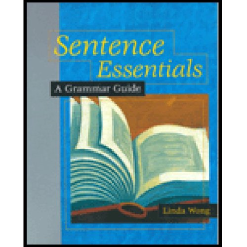 Sentence Essentials A Grammar Guide  2002 9780618000364 Front Cover