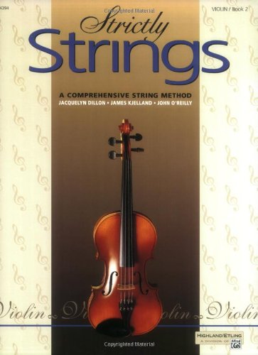 Strictly Strings, Bk 2 Violin  1993 9780882845364 Front Cover