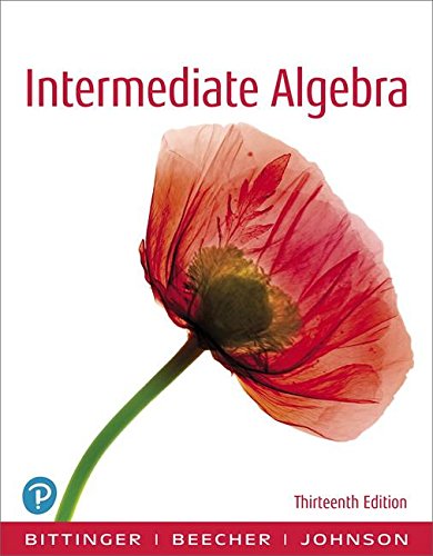 Intermediate Algebra:   2018 9780134707365 Front Cover