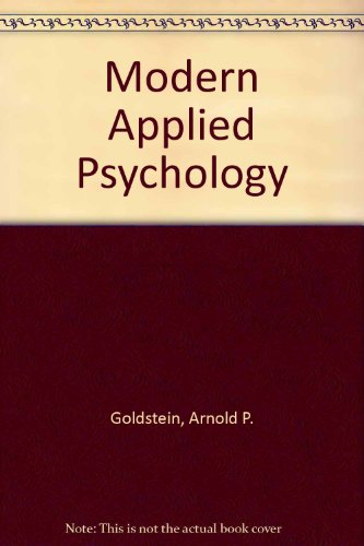 Modern Applied Psychology N/A 9780205144365 Front Cover