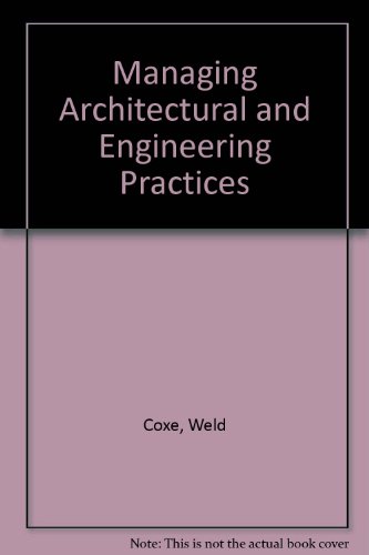 Managing Architectural and Engineering Practice  1980 9780442217365 Front Cover