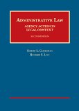 Administrative Law Agency Action in Legal Context 2nd 2015 9781609303365 Front Cover