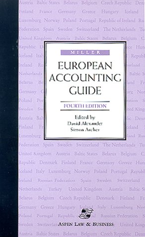 European Accounting Guide  4th 2001 9780156072366 Front Cover
