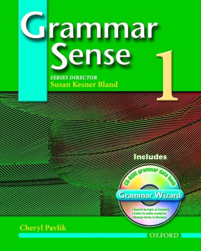 Grammar Sense 1 Student Book with Wizard CD-ROM  Student Manual, Study Guide, etc.  9780194366366 Front Cover