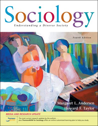 Sociology Understanding a Diverse Society 4th 2008 (Revised) 9780495102366 Front Cover