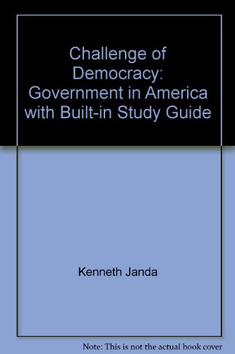 CHALLENGE OF DEMOCRACY >CUSTOM 9th 2008 9780618952366 Front Cover