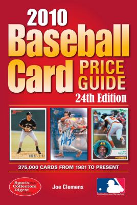 2010 Baseball Card Price Guide  24th 2010 9781440213366 Front Cover