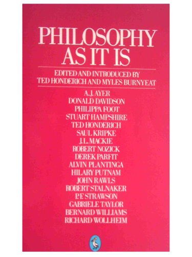 Philosophy As It Is   1979 9780140221367 Front Cover