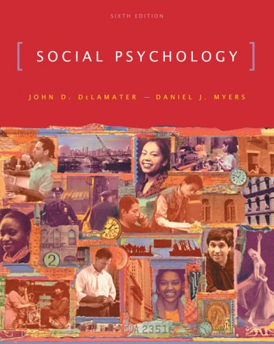 Social Psychology  6th 2007 9780495093367 Front Cover