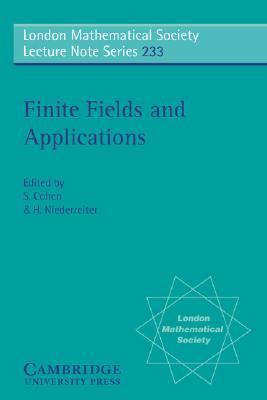 Finite Fields and Applications Proceedings of the Third International Conference, Glasgow, July 1995  1996 9780521567367 Front Cover