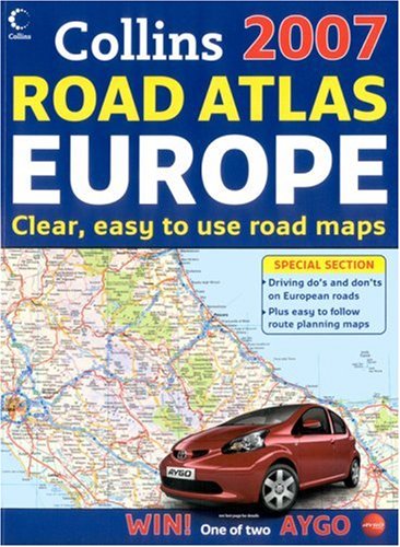 Collins Road Atlas Europe (International Road Atlases) N/A 9780007232369 Front Cover