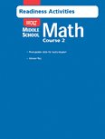 Math Course 2 : Middle School: Readiness Activities with Answer Key 4th 9780030692369 Front Cover