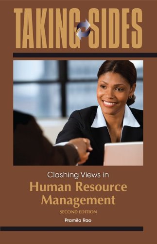 Taking Sides Clashing Views in Human Resource Management 2nd 2013 9780073527369 Front Cover
