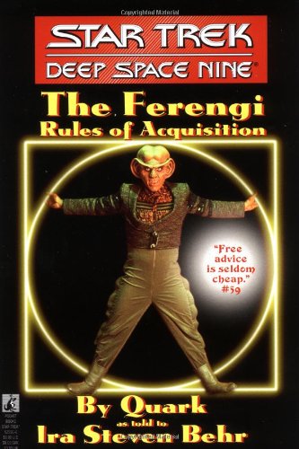 Star Trek: Deep Space Nine: the Ferengi Rules of Acquisition   1995 9780671529369 Front Cover