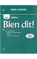 Bien Dit! - French 3   2007 9780030920370 Front Cover