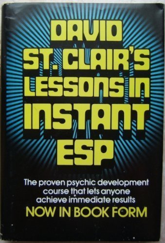 David St. Clair's Lessons in Instant ESP N/A 9780131971370 Front Cover