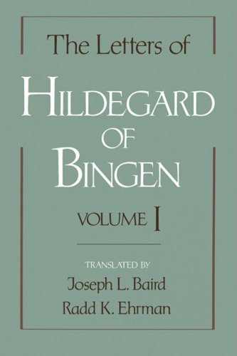 Letters of Hildegard of Bingen Volume I  1994 9780195089370 Front Cover