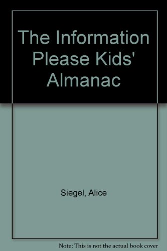 Information Please Kids' Almanac  1992 9780395647370 Front Cover
