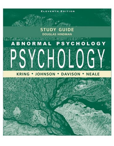 Abnormal Psychology  11th 2010 (Guide (Pupil's)) 9780470481370 Front Cover