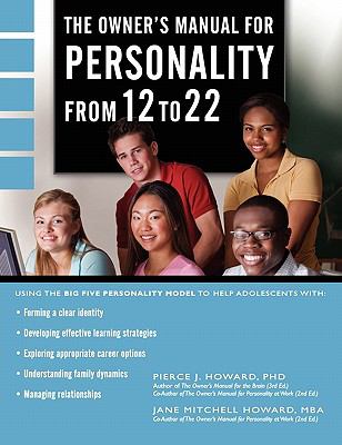 Owner's Manual for Personality from 12 To 22  N/A 9780578053370 Front Cover