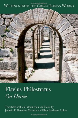 Flavius Philostratus On Heroes  2002 9781589830370 Front Cover