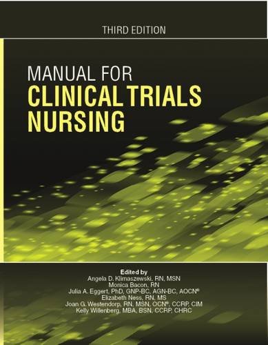 Manual for Clinical Trials Nursing   2015 9781935864370 Front Cover