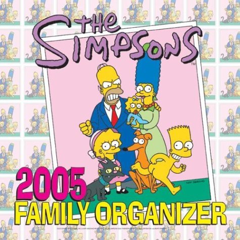 Simpsons 2005 Family Organizer N/A 9780060722371 Front Cover