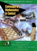 Contemporary Mathematics in Context: a Unified Approach, Course 1, Part a, Student Edition  2nd 2003 (Student Manual, Study Guide, etc.) 9780078275371 Front Cover