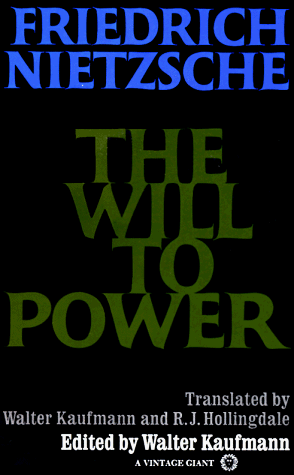 Will to Power   1968 9780394704371 Front Cover