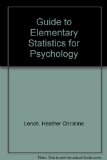 Guide to Elementary Statistics for Psychology  2nd (Revised) 9781465223371 Front Cover