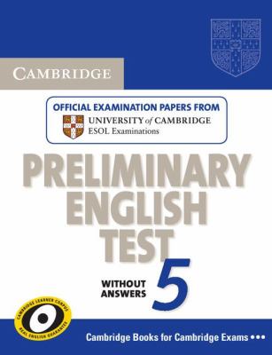 Cambridge Preliminary English Test 5 Student's Book   2008 9780521714372 Front Cover